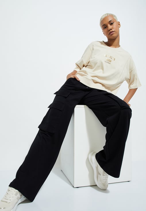 Cropped Flared Pants