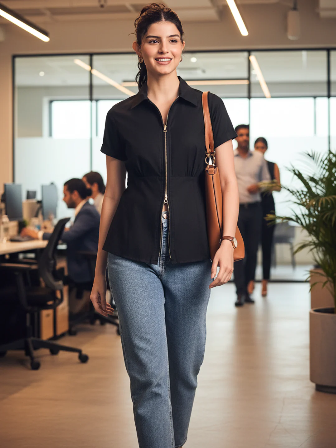 Striped Button Down Shirt