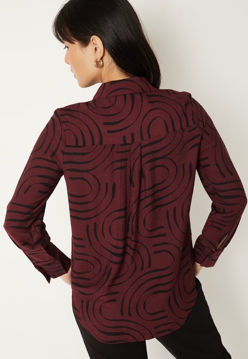 Mandarin Collar Shirt