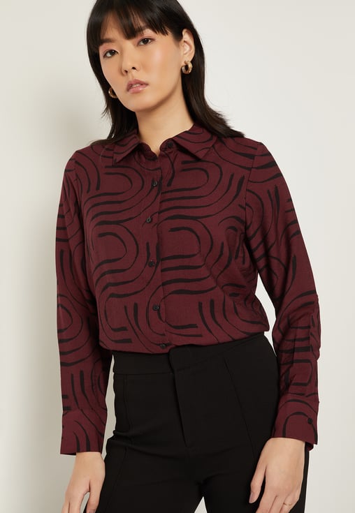 Mandarin Collar Shirt