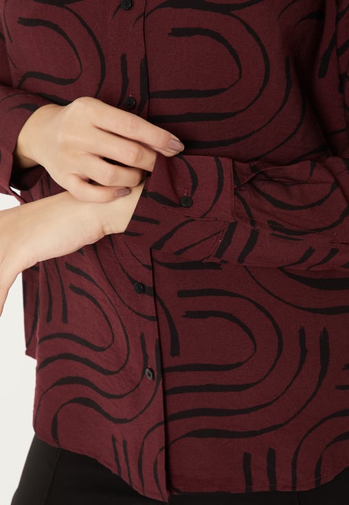 Mandarin Collar Shirt