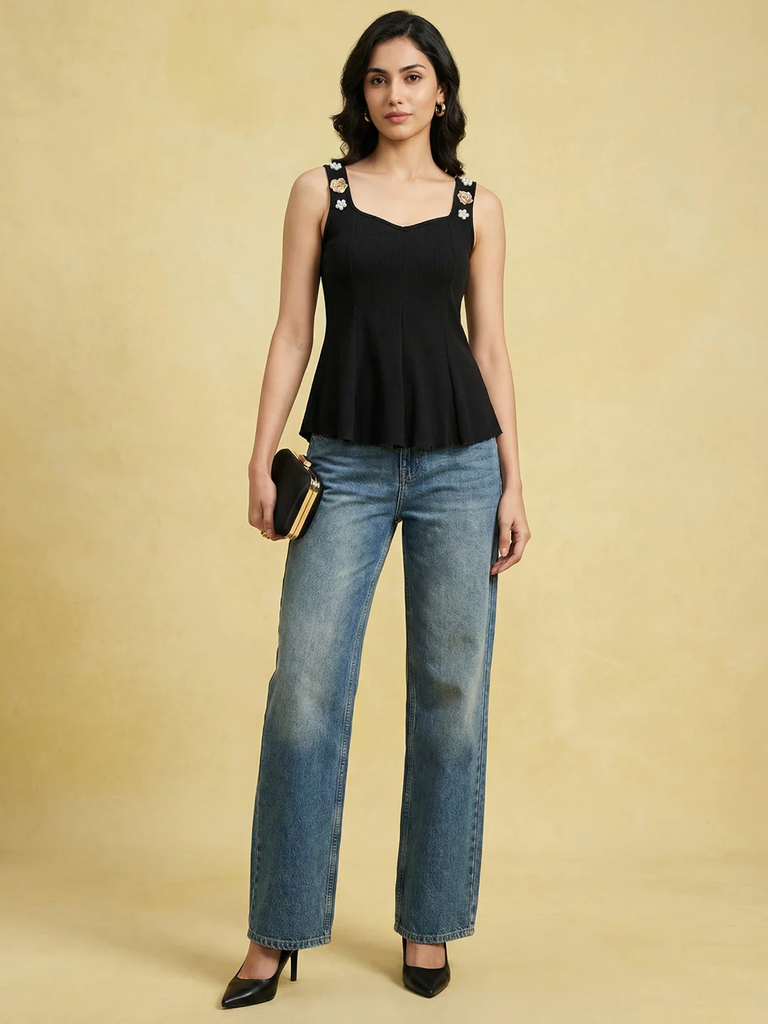 Off Shoulder Crop Top